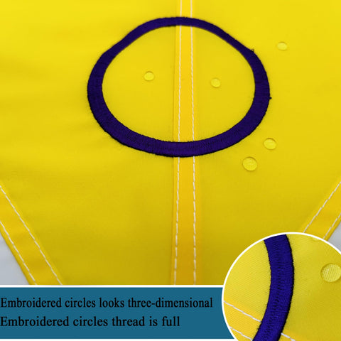 Bleshope heavy-duty nylon flag built to withstand wind and weather.