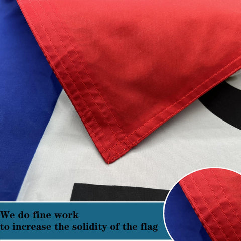 Bleshope Open Flags with brass grommets for secure mounting