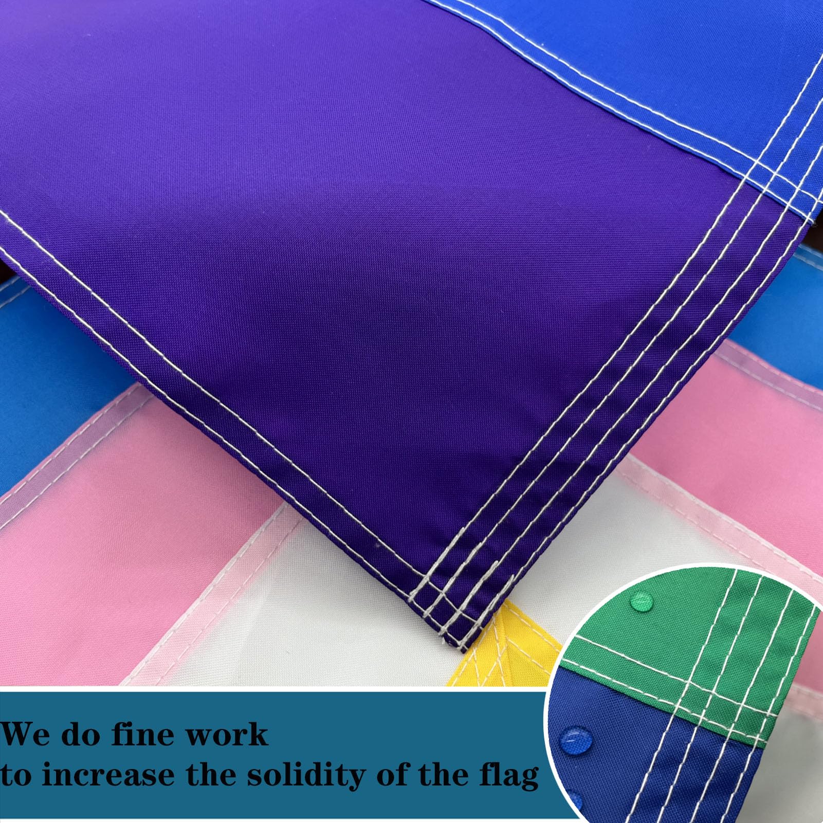 Bleshope outdoor flag uses UV fade-resistant fabric for lasting color.