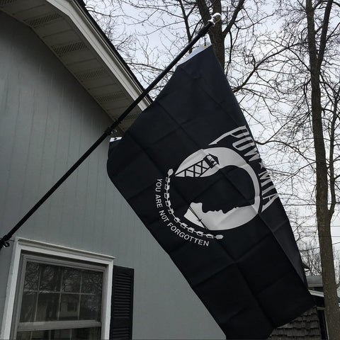 Bleshope Pow Flags standard 3x5 feet size ideal for yards and schools