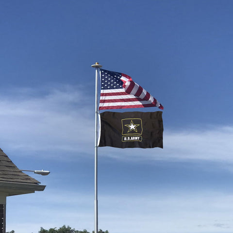 Bleshope US Army flag 3x5 outdoor ideal for front yard display
