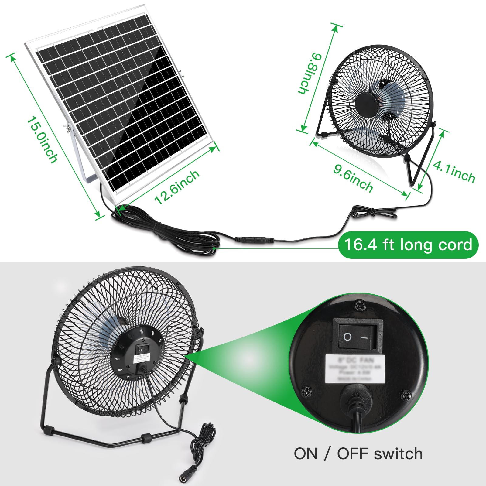 Blessny solar fan in a chicken coop promotes better ventilation and airflow.