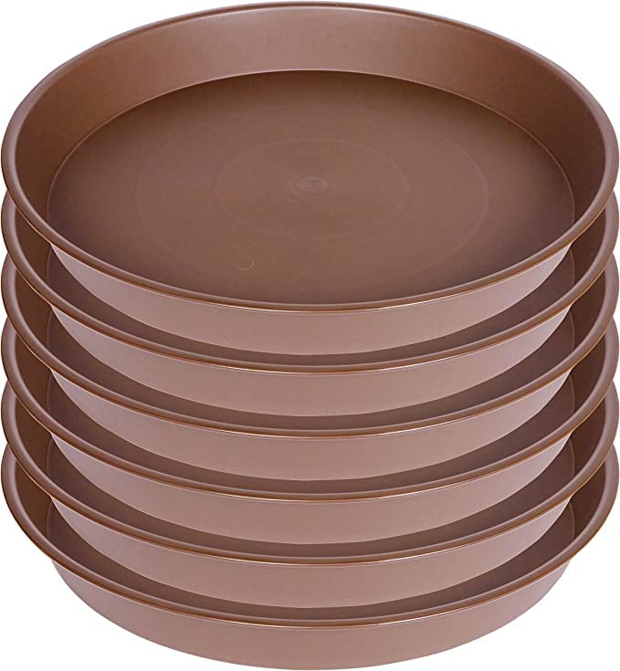 Bleuhome 6-inch plant saucer prevents spills and keeps indoor spaces clean