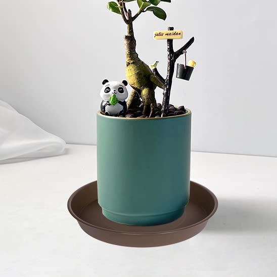 Fits planters under 5.5 inches bottom diameter with Bleuhome saucer