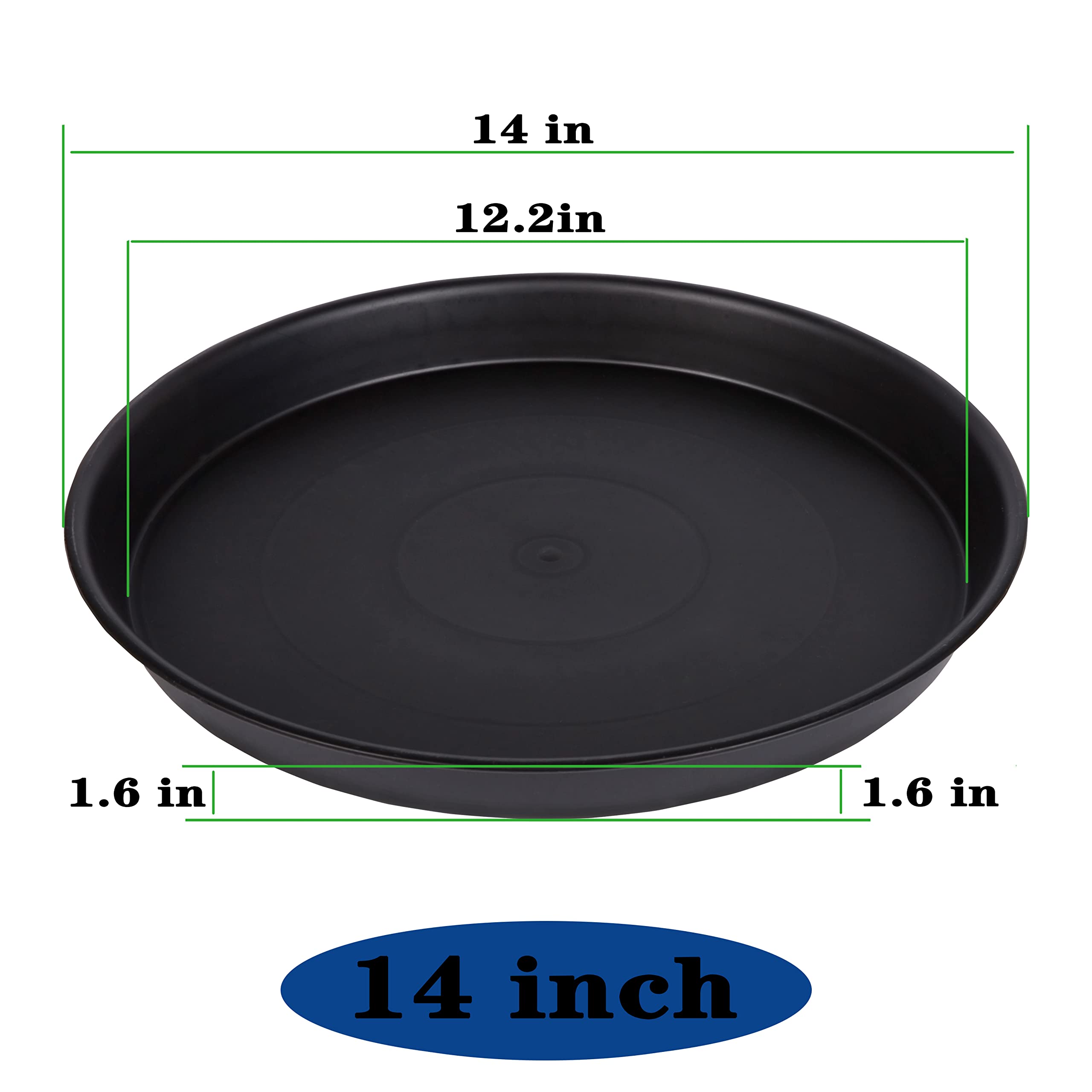 Bleuhome indoor-outdoor plant saucer supports versatile pot setups at home or outside.