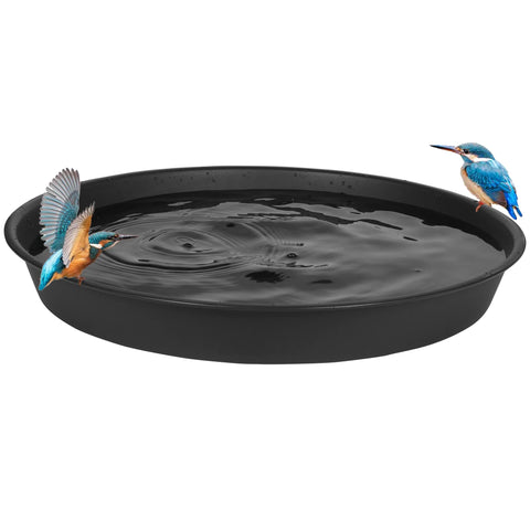 Bleuhome 2.7-inch depth tray for drainage and overflow.