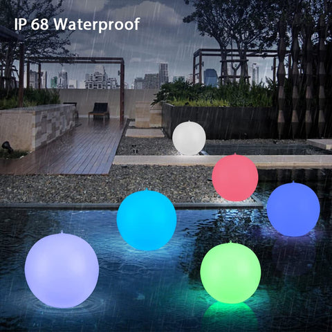 Blibly inflatable-pump enables quick setup of the pool light ball.