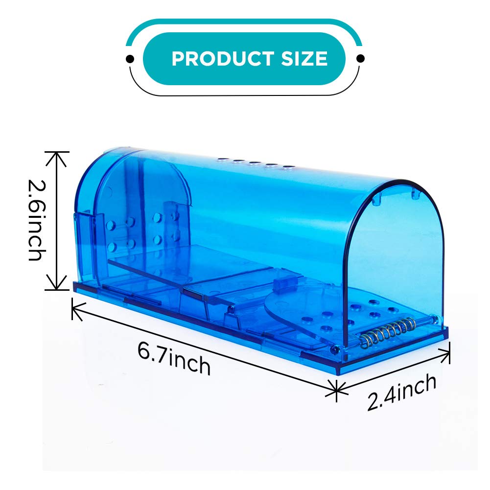 Reusable easy-clean design in blue blends with home decor.