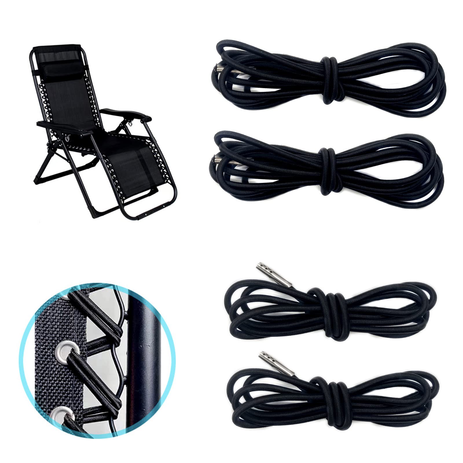 BlingKingdom replacement cord for seat long length supports sturdy seating and easy DIY repairs on outdoor chairs