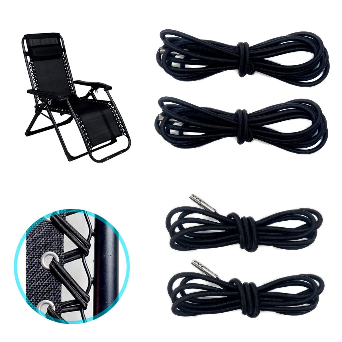 BlingKingdom replacement cord for seat long length supports sturdy seating and easy DIY repairs on outdoor chairs