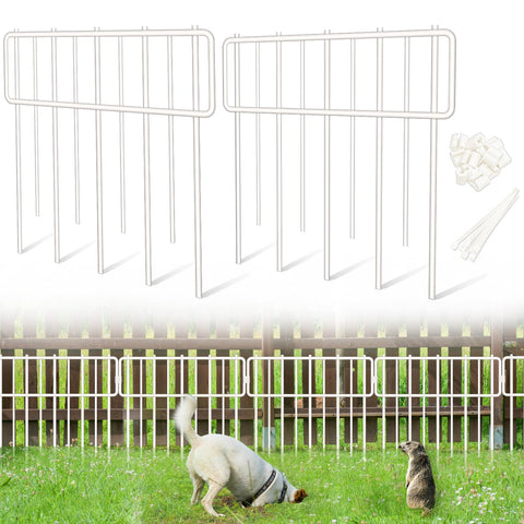 Blingluck Animal Barrier Fence 10-pack showing sturdy metal panels for pet containment.