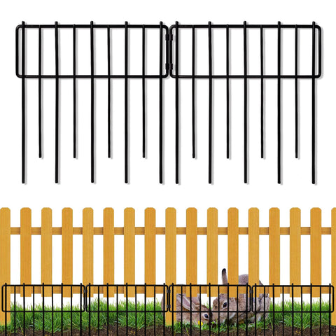 Blingluck animal barrier fence 30-pcs kit secures garden borders from small intruders.