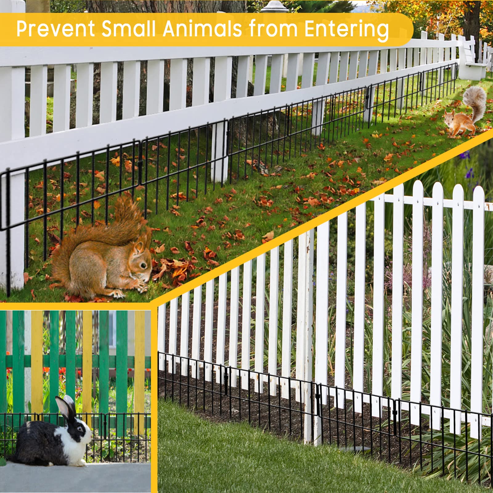 Blingluck rustproof metal wire fence resists outdoor weather over time