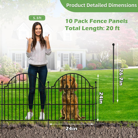 Blingluck arc edging garden border illustrating decorative fence around flower beds