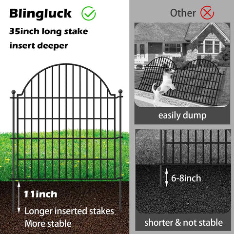 Blingluck decorative garden border in-use to protect flowers
