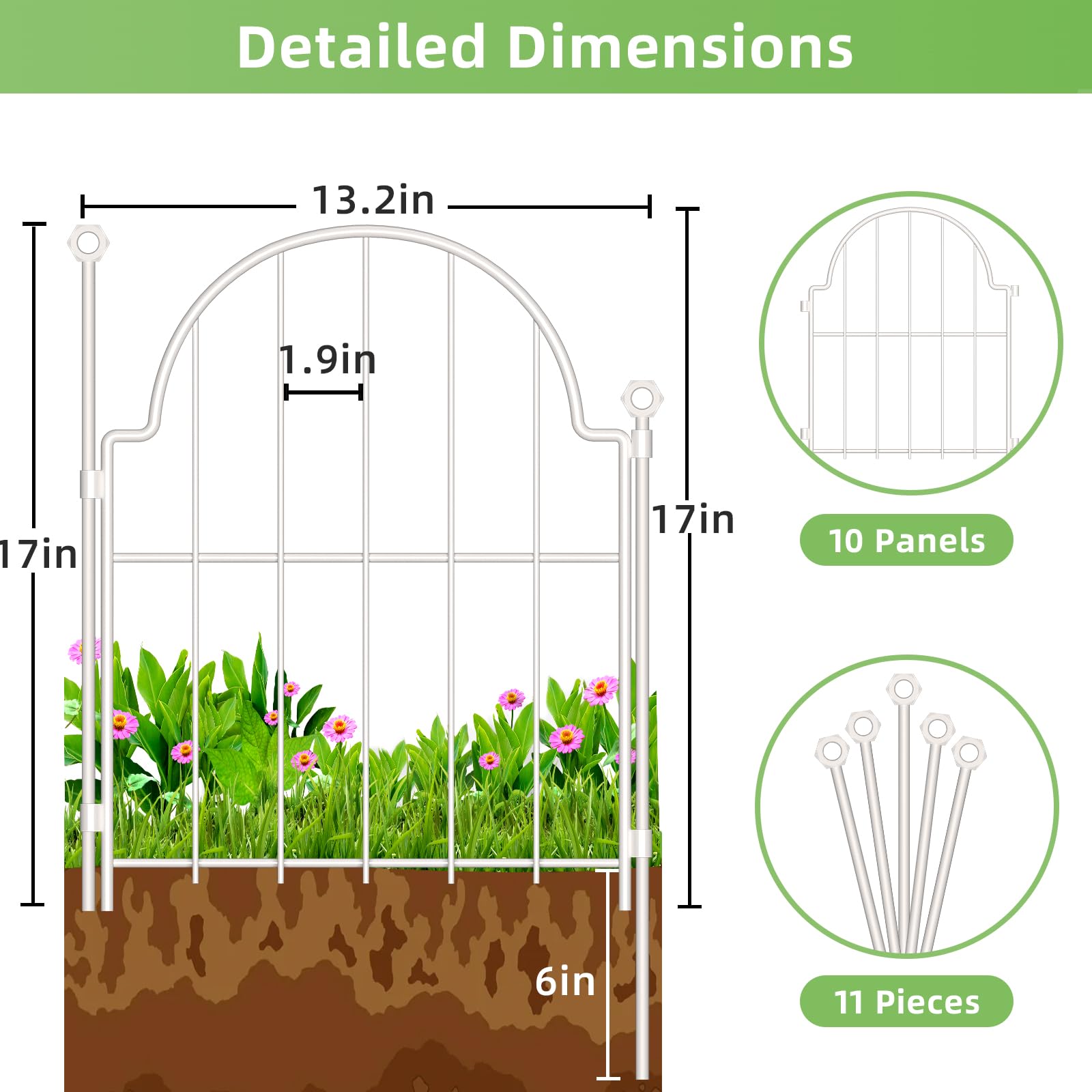 Blingluck detachable fence panels let you reconfigure fences quickly indoors or outdoors.