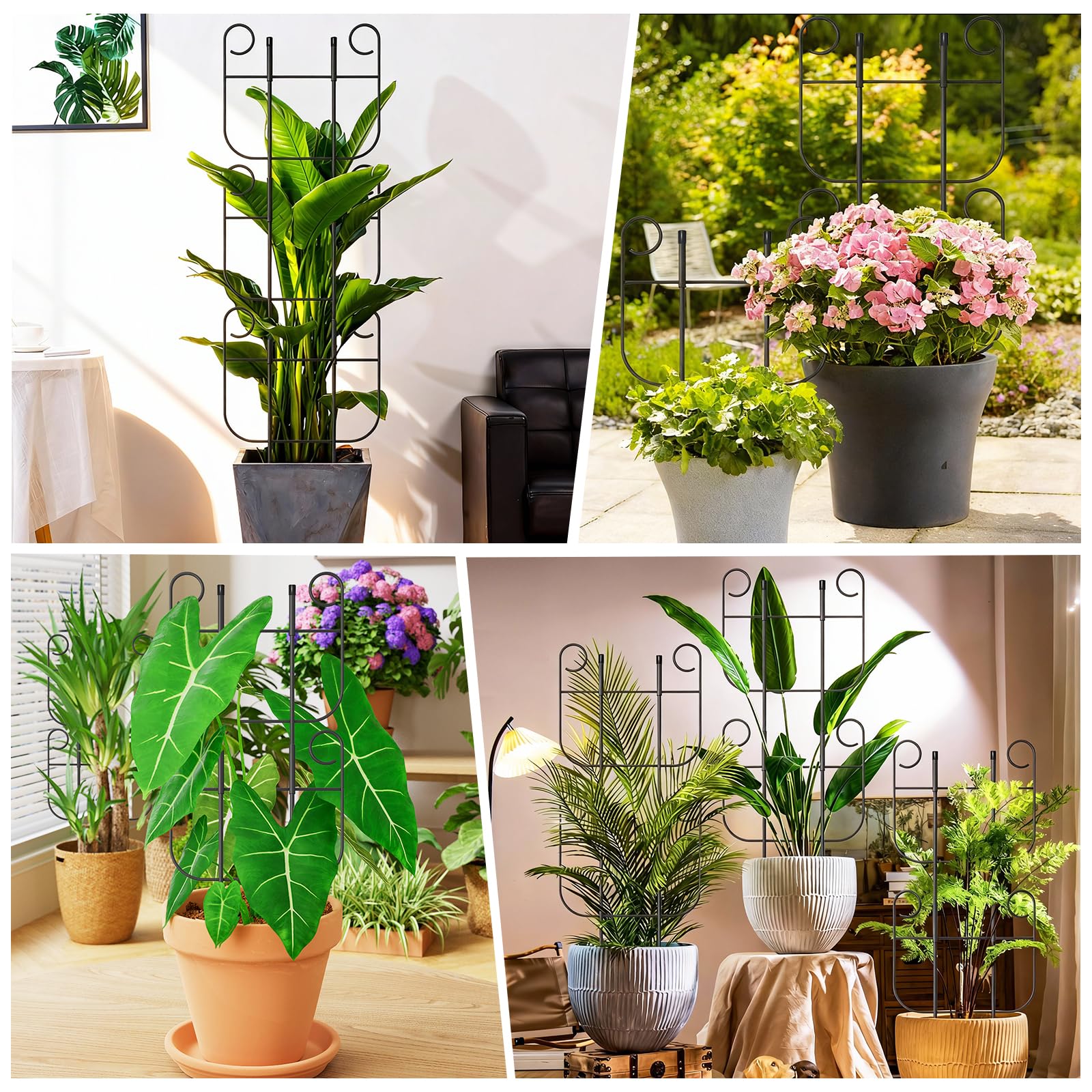 Blingluck durable finish keeps trellis looking new after gardening tasks.