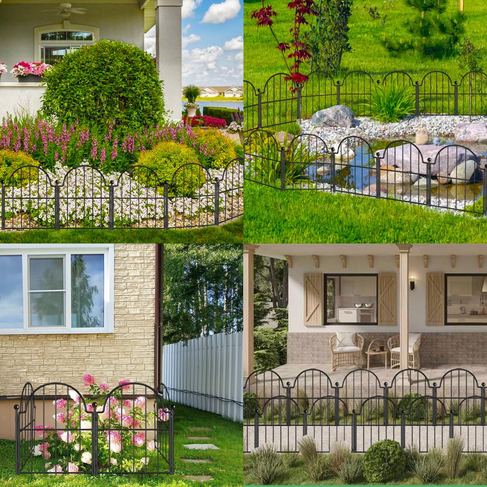 Blingluck Garden Fence serves as an animal barrier for gardens and patios.