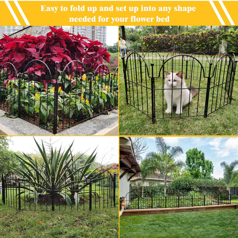 Blingluck garden border doubles as a pet barrier.