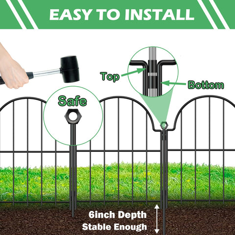 Blingluck no-dig installation for quick, tool-free setup in yards.