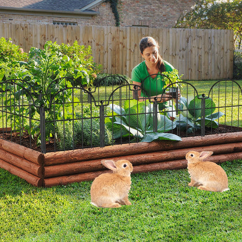 Blingluck Garden Fence outdoor decor blending with modern outdoor spaces.
