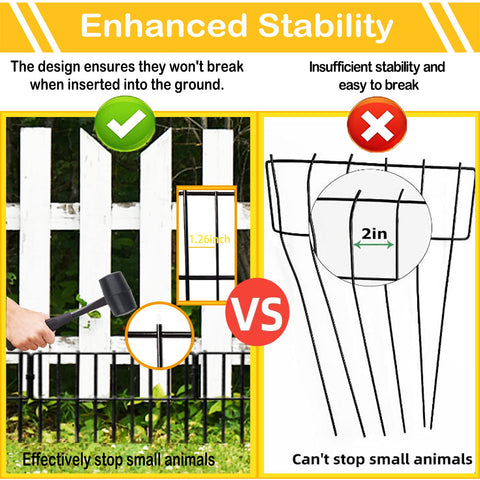 Blingluck rustproof welded-wire fence panel resists weather and holds shape.