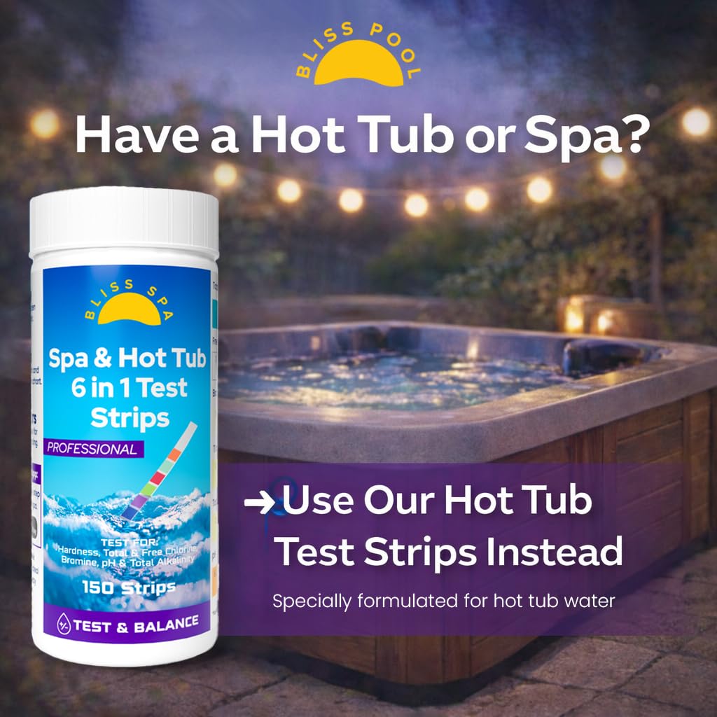 Bliss Pool results support crystal-clear water when used regularly.