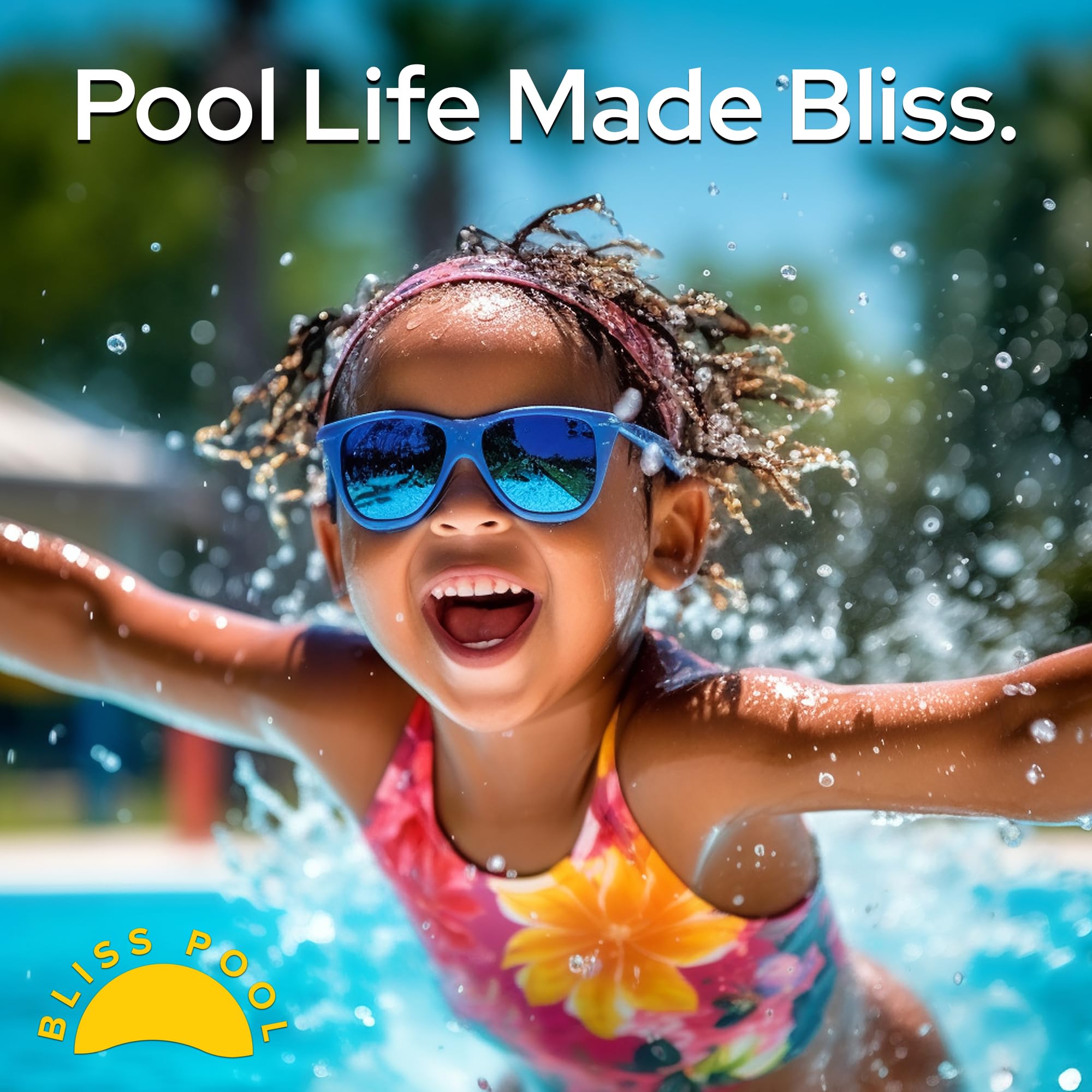 Bliss Pool easycare system pairs with strips for simple maintenance.