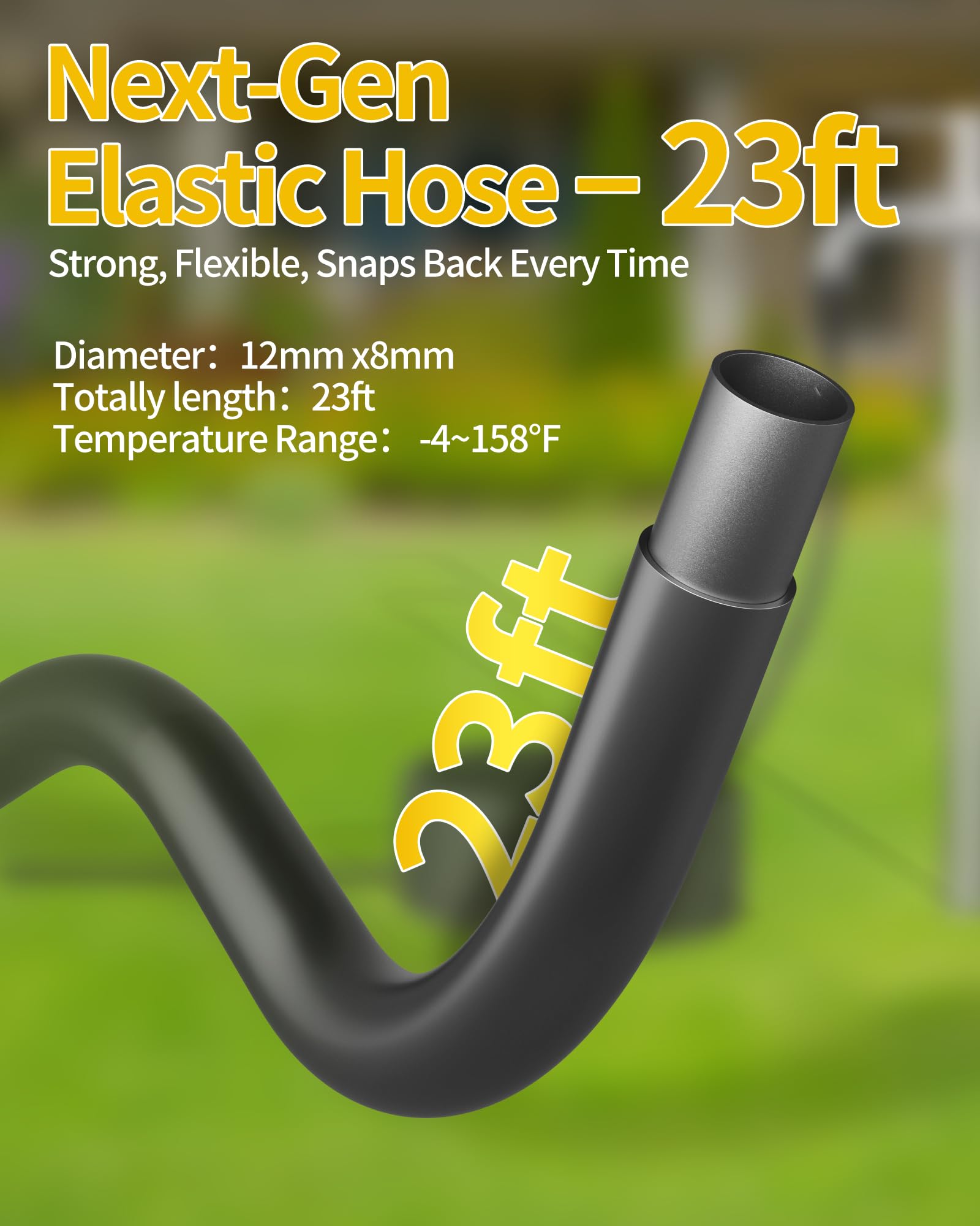 Blissthrill flexible water sourcing supports faucet, bucket, or hose connections