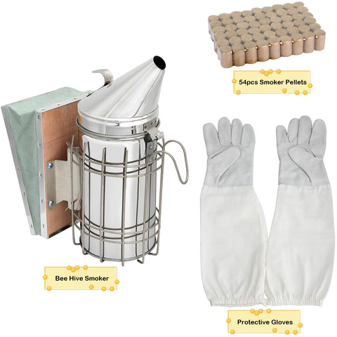 Blisstime bee smoker for calm hive inspections and smoother checks.
