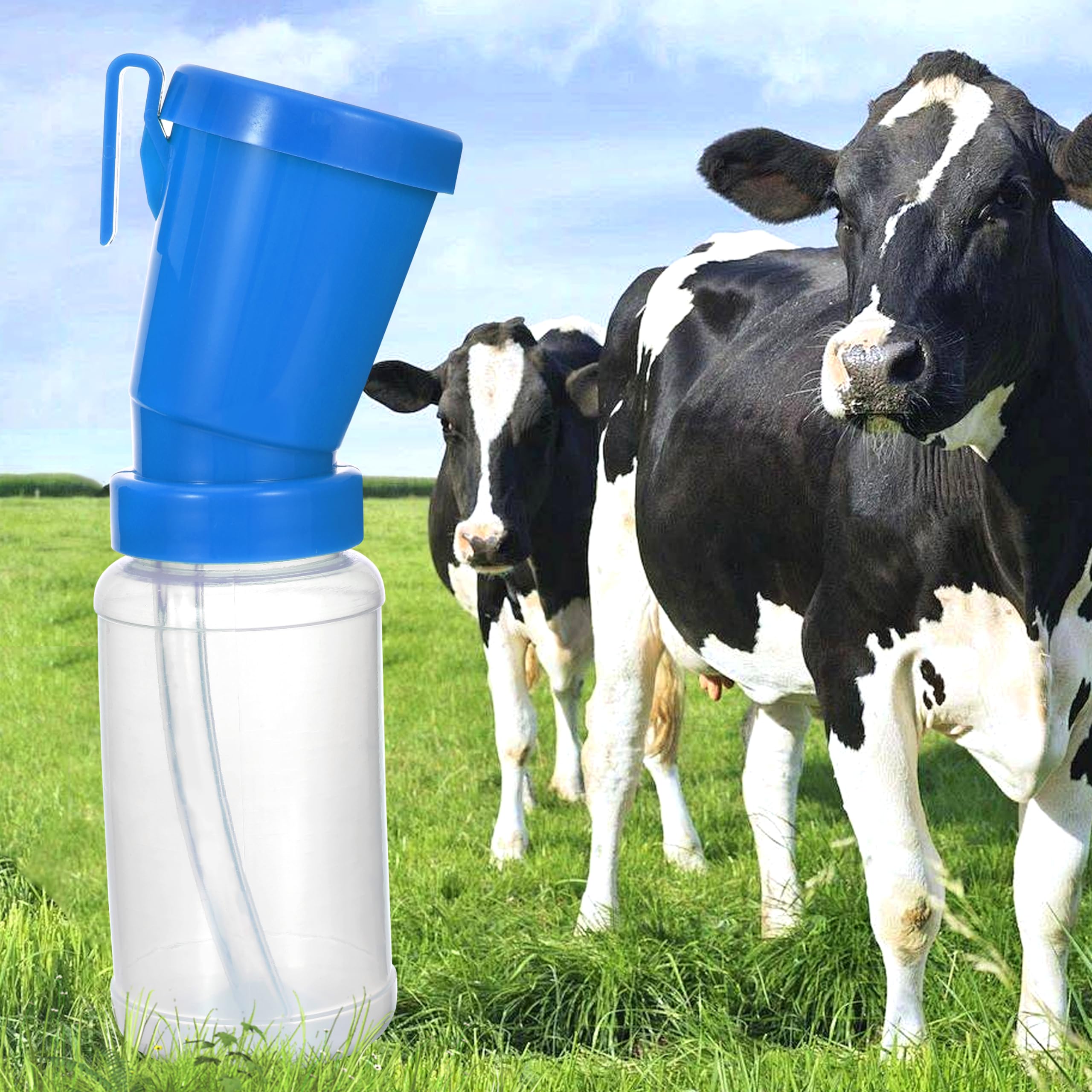 Blisstime teat dip cup blue refill-ready after squeezing dip