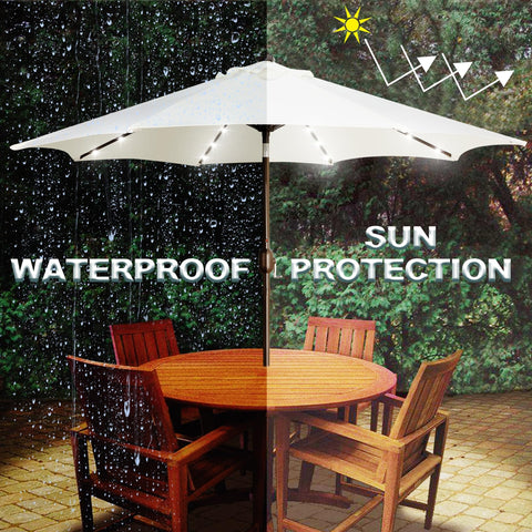 Blissun 38mm pole offers sturdy support for outdoor use