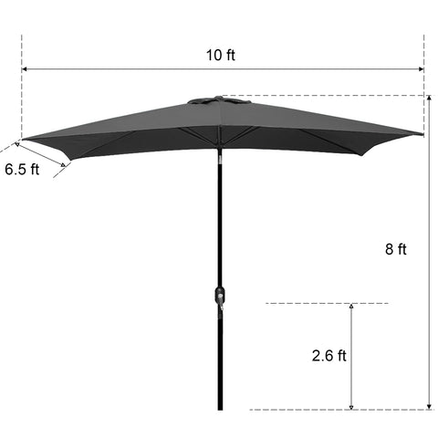 Blissun 70 sq ft shade area ideal for outdoor dining and lounging