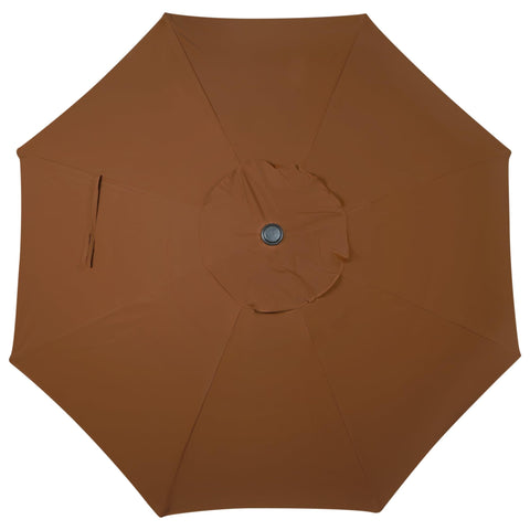 Blissun 9ft umbrella push-button tilt offers versatile sun angles
