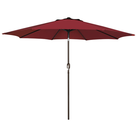 Blissun 9ft patio umbrella assembled providing durable outdoor shade