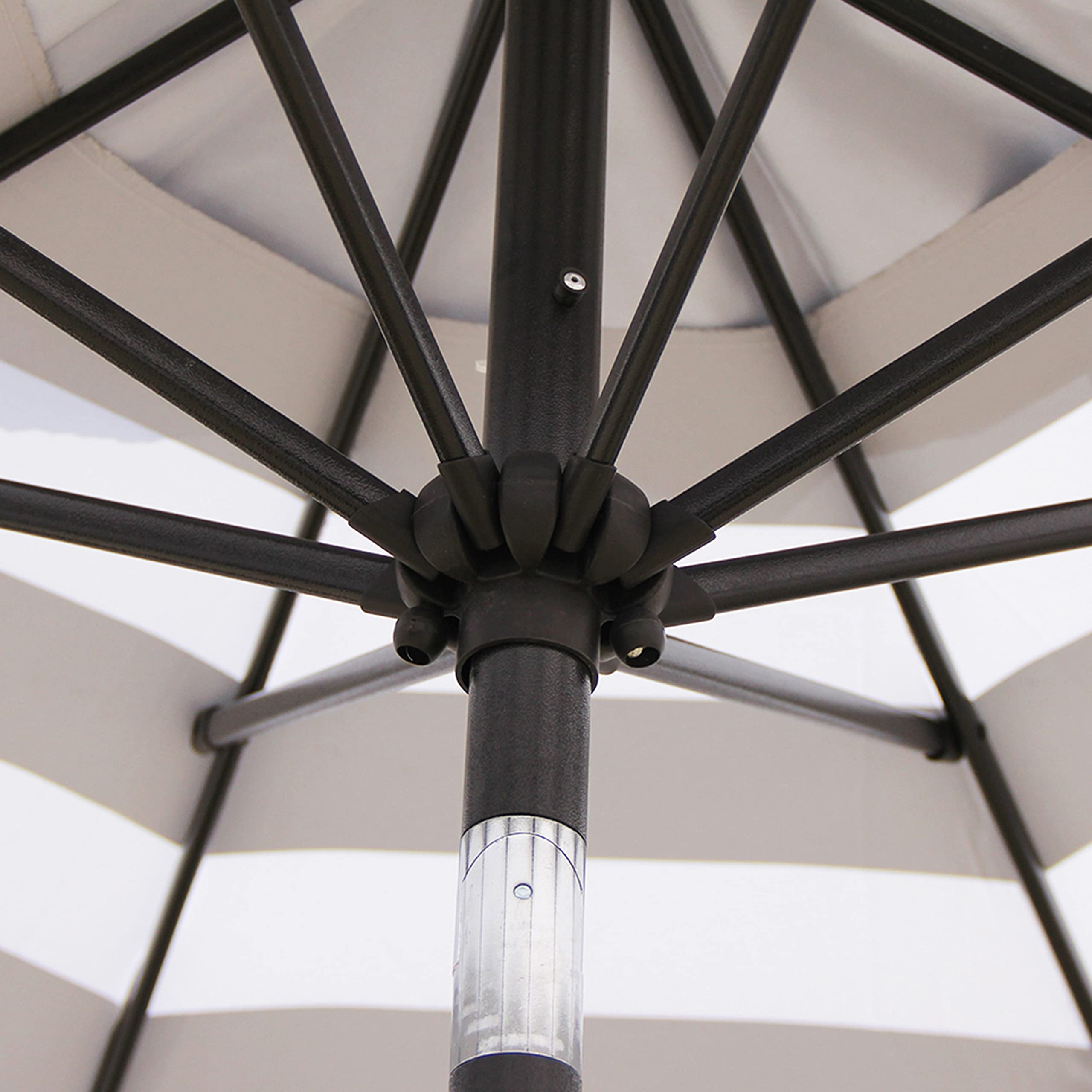 Blissun 9ft umbrella sturdy frame with aluminum and iron ribs