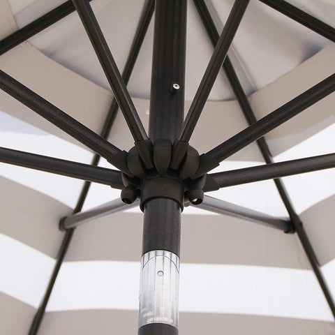 Blissun 9ft umbrella sturdy frame with aluminum and iron ribs