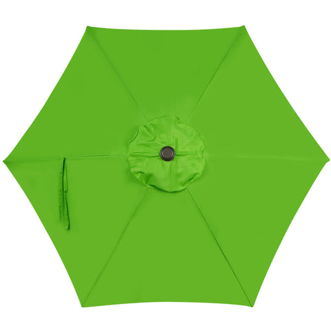 Blissun air-vented canopy promotes airflow on hot days.