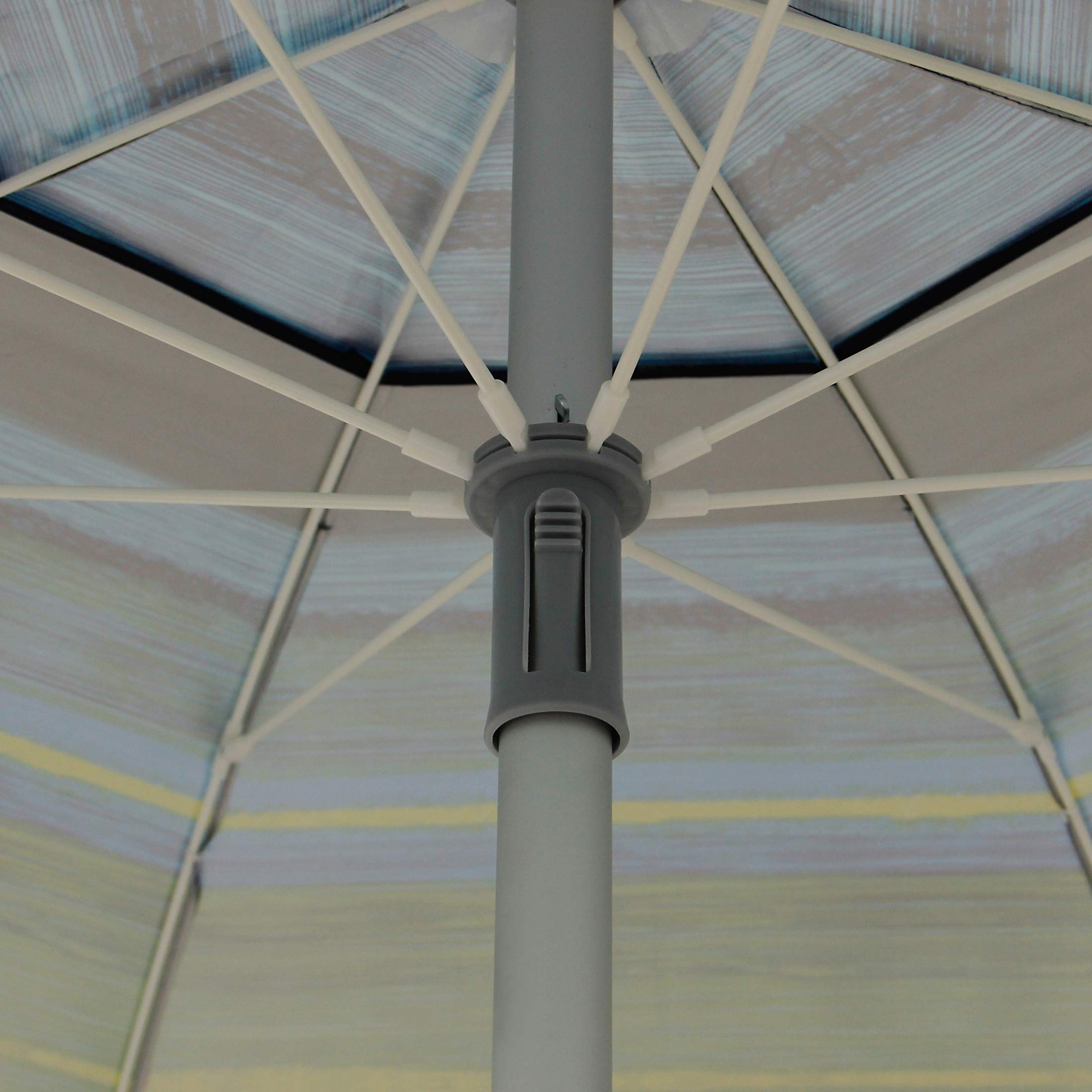 Blissun umbrella top vent increases wind tolerance for stability