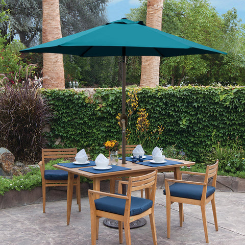 Blissun cerulean 7.5 ft canopy tilt with push-button adjustability