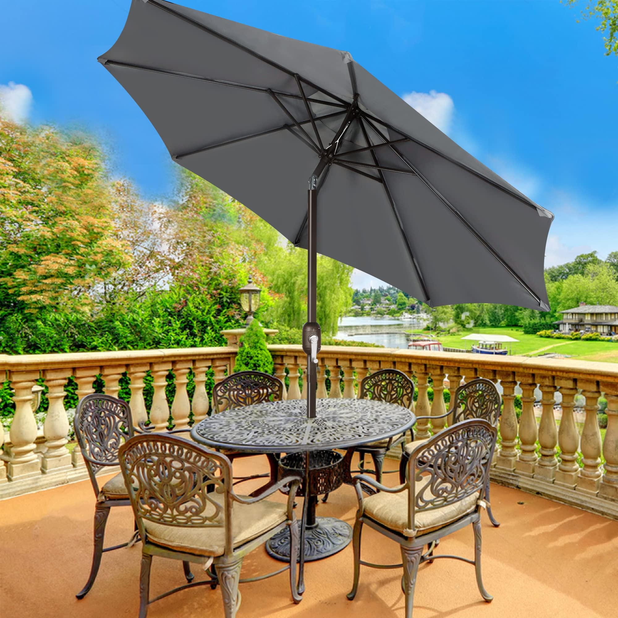 Blissun umbrella suitable for both commercial and residential outdoor spaces