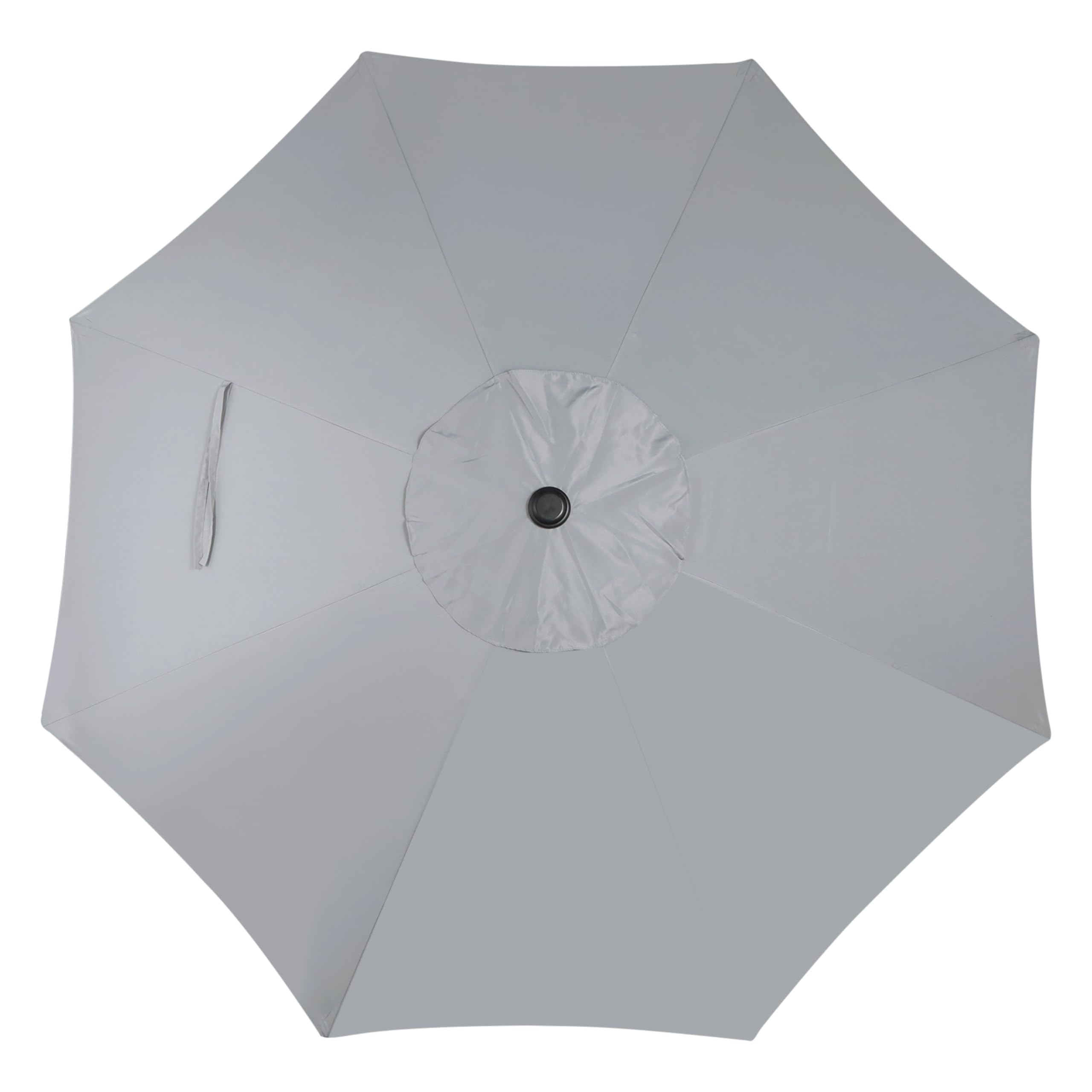 Blissun crank-open system enables quick setup on sunny patios.