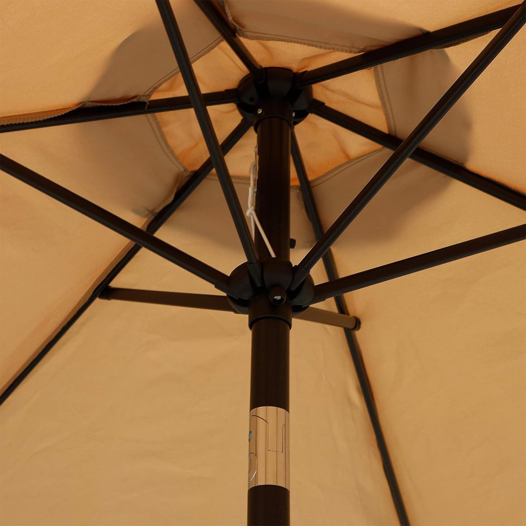 Blissun crank-open system enables easy setup and quick shading
