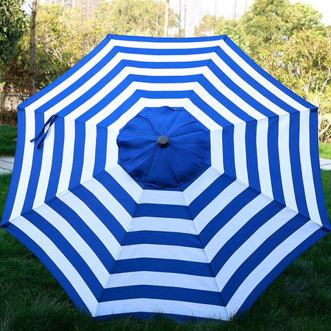 Blissun crank tilt mechanism lets you adjust shade quickly as sun moves.