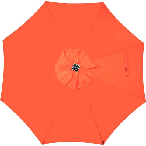 Blissun umbrella tilt and crank mechanism for adjustable shade