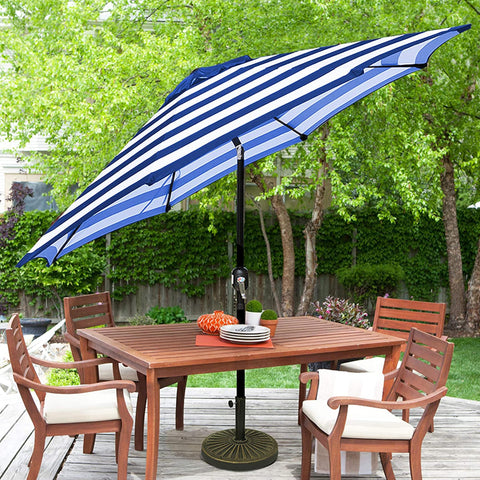 Powder-coated pole from Blissun resists rust for long-lasting outdoor use.