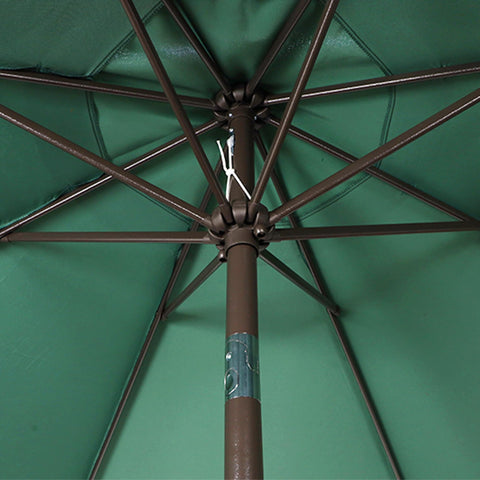 Blissun Seaglass 8 rib frame provides sturdy support