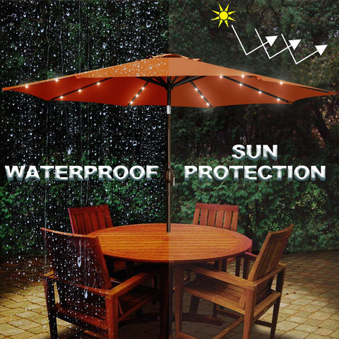 Blissun solar LED lighting lights the outdoor space warmly