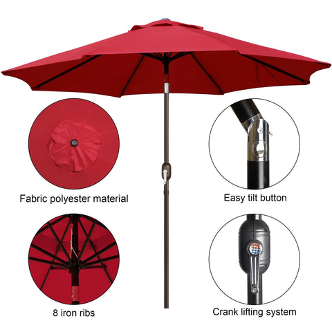 Blissun table-coverage umbrella shields 42-54 inch tables with chairs