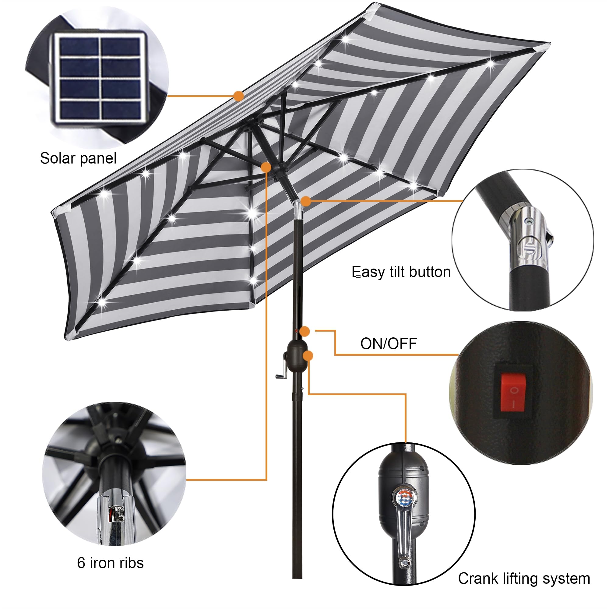 Blissun tilt-crank operation shows easy angle control for shade